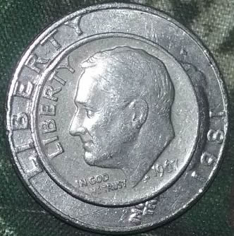 1967-Dime-And-1981-Quarter-Same-Marks