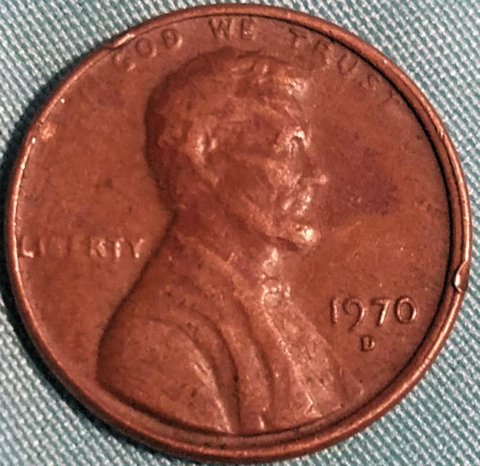 Four-Lincoln-Pennies,-All-1970's-D-And-S-Mints.
