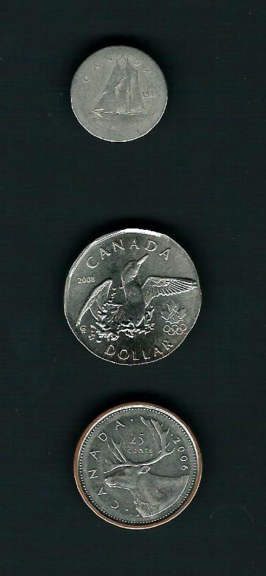 Loonie-/-Quarter-/-Dime-Error-Coins?
