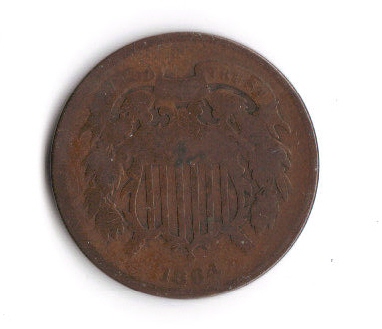 1864-Two-Cent,-Small-Or-Large-Motto?