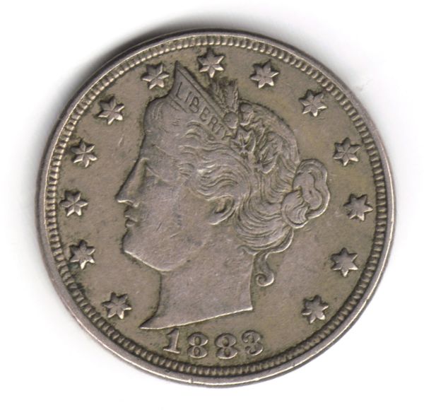 1883-V-Nickel-No-Cents,-VF-Or-XF?