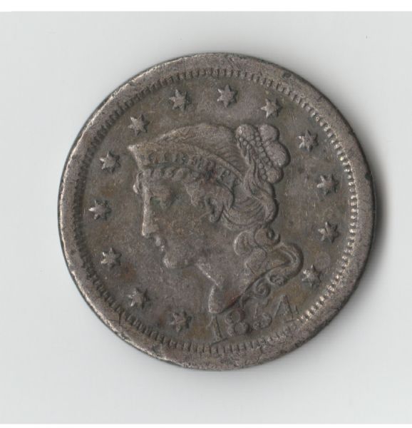 1854-Large-Cent