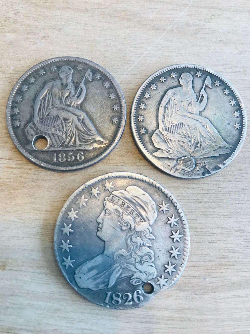 Seated-And-Bust-Half-Dollars--Grade-And-Value?