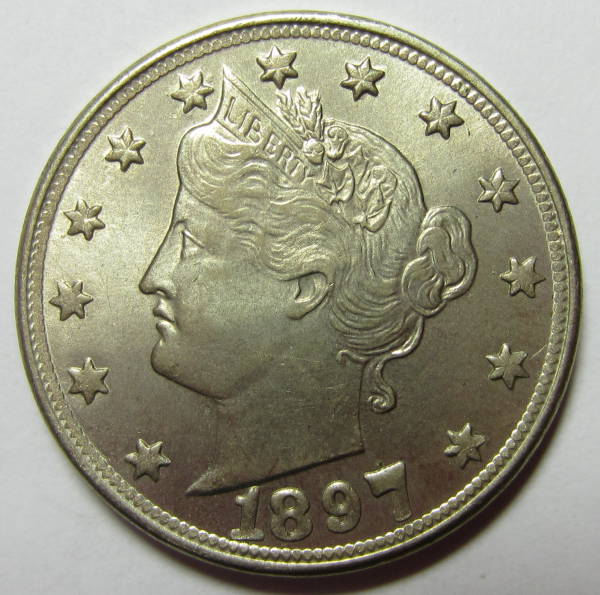Fake/Counterfeit-1897-Liberty-V-Nickel