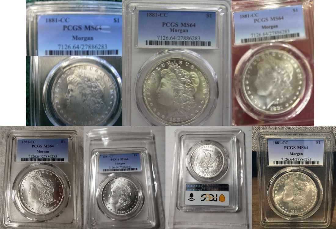 Talk-About-A-Crap-Show--Counterfeit-1881-CC-Morgans-In-Various-Certed-Fake-Holders