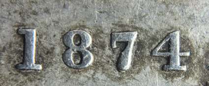 2-X-1874-25-Cents-For-Grade