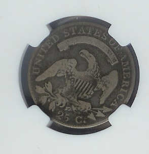 1819-Caped-Bust-Quater-And-1858-Seated-Half-Dime
