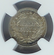 1819-Caped-Bust-Quater-And-1858-Seated-Half-Dime