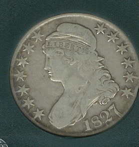 1827-Bust-Half