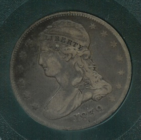 1839-Bust-Half