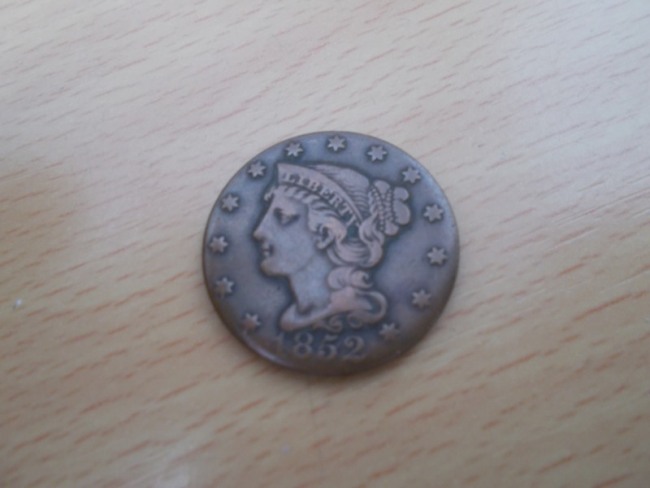 1852-Large-Cent-No-Beads-/-Edge