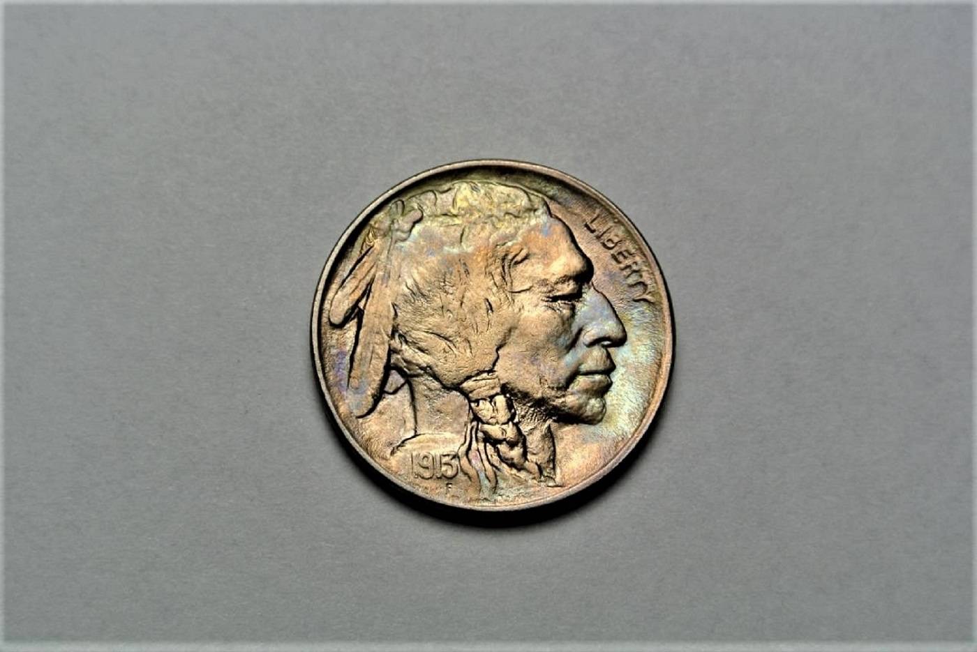 1913-Type-2-Buffalo-Head-Nickel-Toned