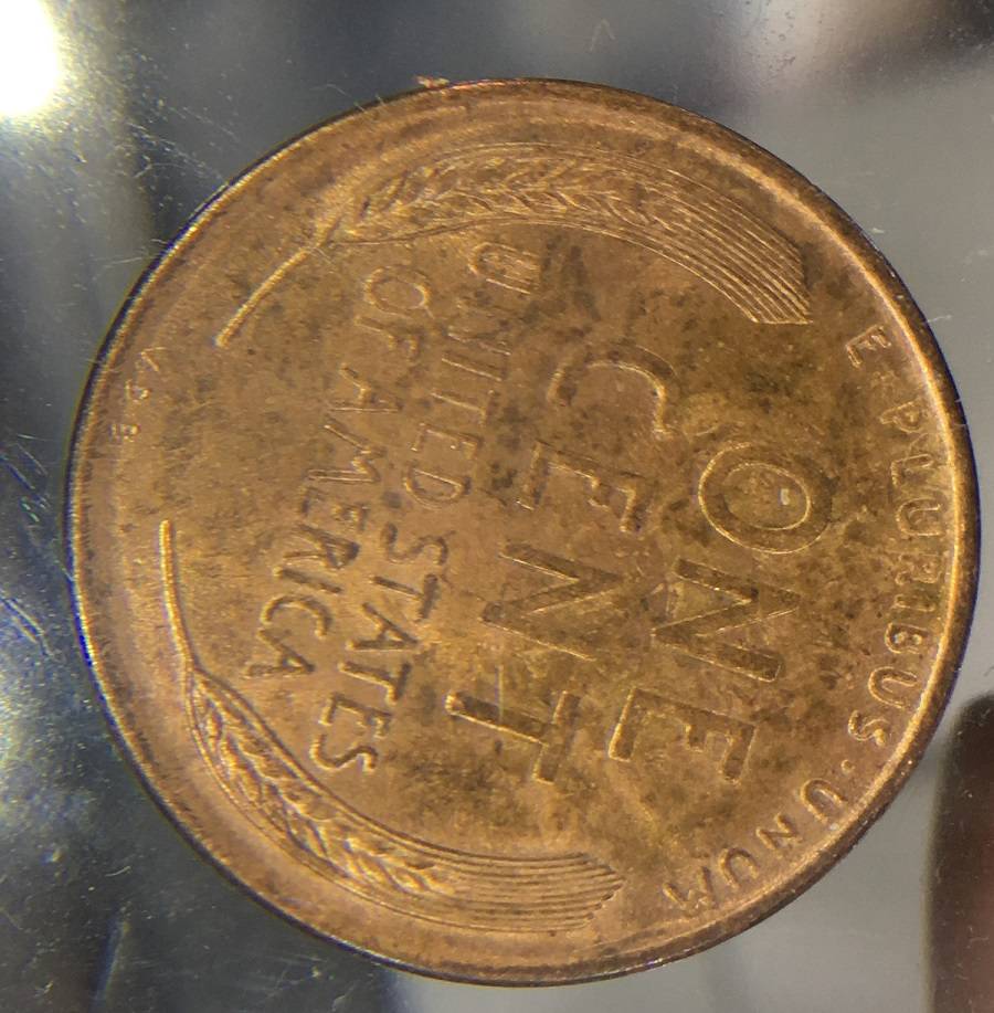 1909-VDB-Penny.--Toning-Or-Stain?
