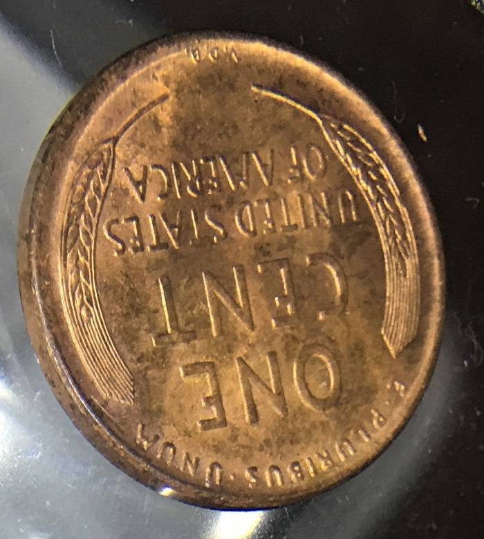 1909-VDB-Penny.--Toning-Or-Stain?