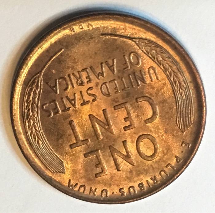 1909-VDB-Penny.--Toning-Or-Stain?