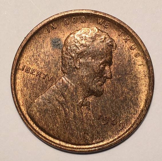 1909-VDB-Lincoln-Cent.--Spot-By-Head?--Any-Metallurgists?