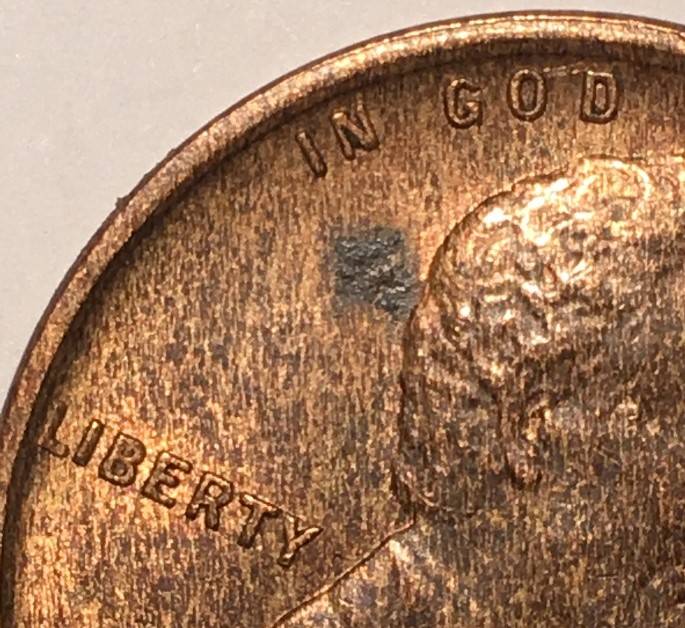 1909-VDB-Lincoln-Cent.--Spot-By-Head?--Any-Metallurgists?