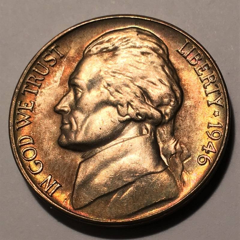 1946-D-Jefferson-Nickel.--Grade...