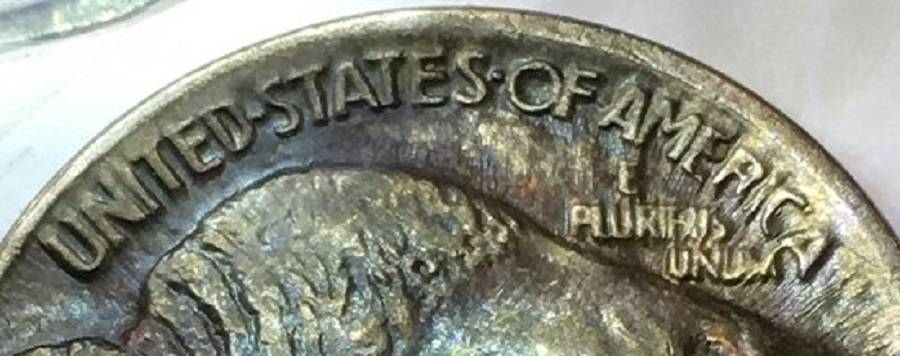 1913-D-Type-1-Buffalo-Indian-Nickel.--Toned.--Gawk.--Grade.