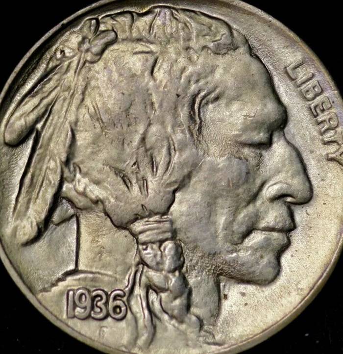 1936-Buff-5c-FS-801?--FS-101?--Lots-Going-On-Here-I-Think