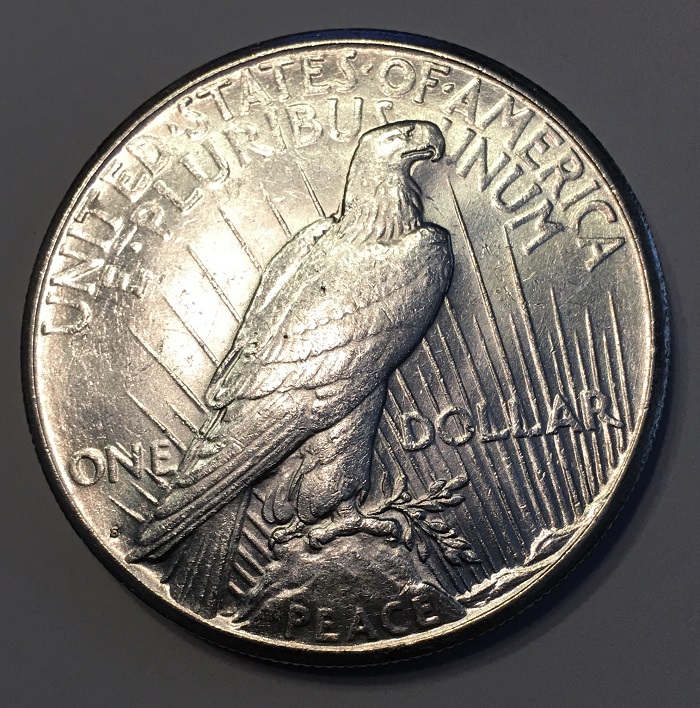 1922-S-Peace-Dollar-/-VAM-3-Tripled--Reverse-Verify
