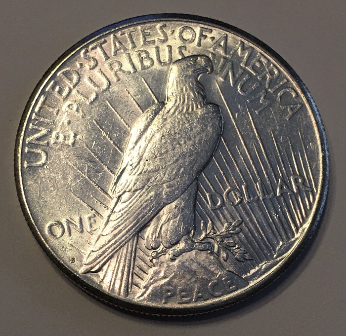 1922-S-Peace-Dollar-/-VAM-3-Tripled--Reverse-Verify