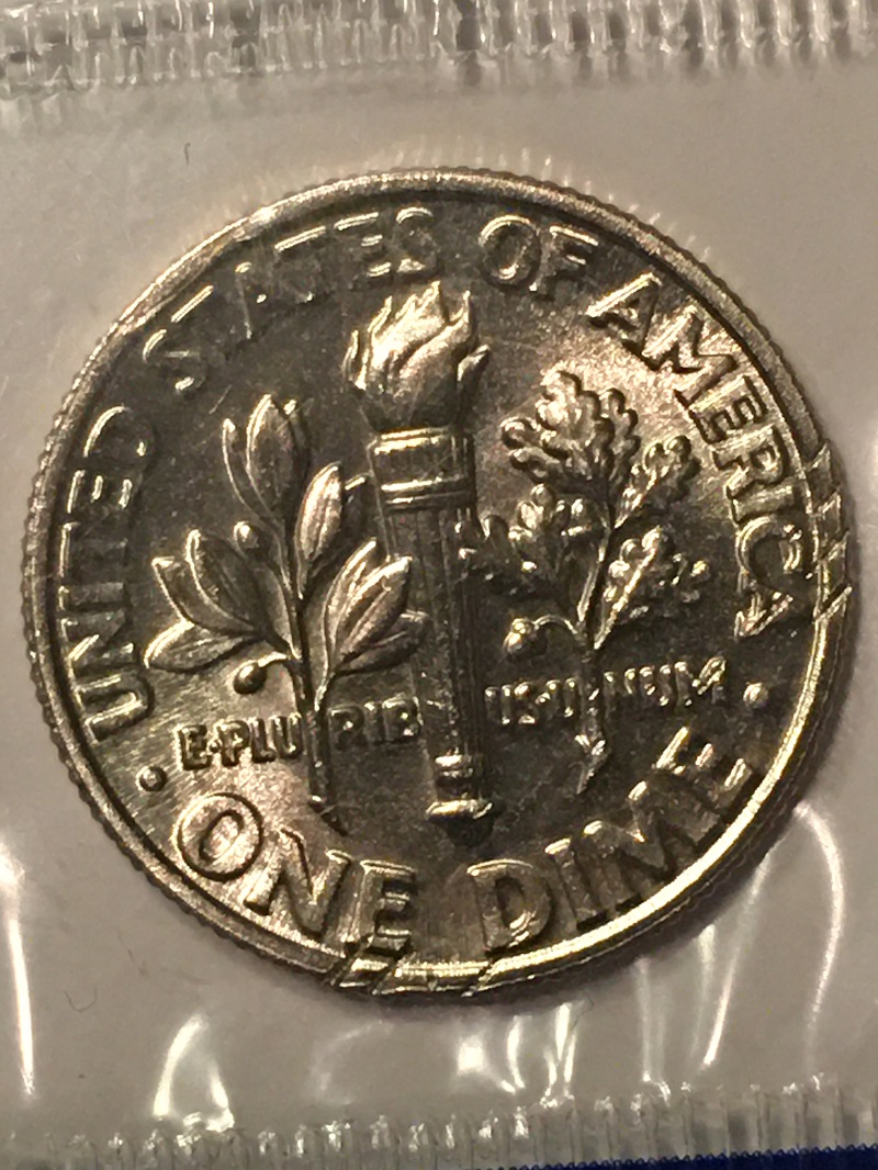 1998-P-Roosevelt-Dime-In-Cello.--Mint-Error/Damage?