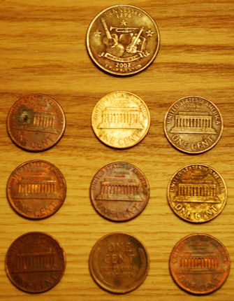 What-Has-Caused-The-Coloring-Of-These-Coins?
