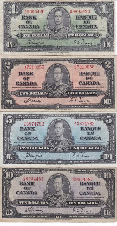 Sharing-My-Canadian-Banknotes-I.-1937,1954-Modified,1967