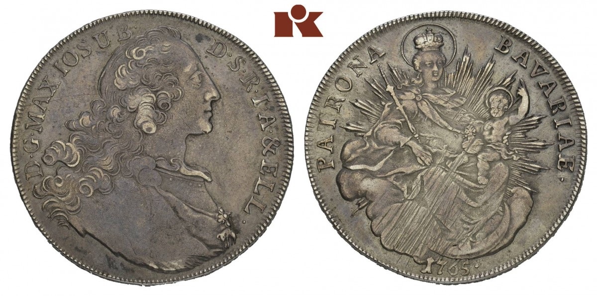 1765-Bavarian-Thaler