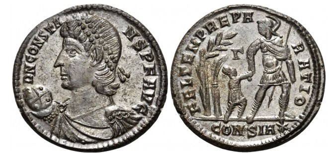 New-Portrait-Coin-Of-Constans