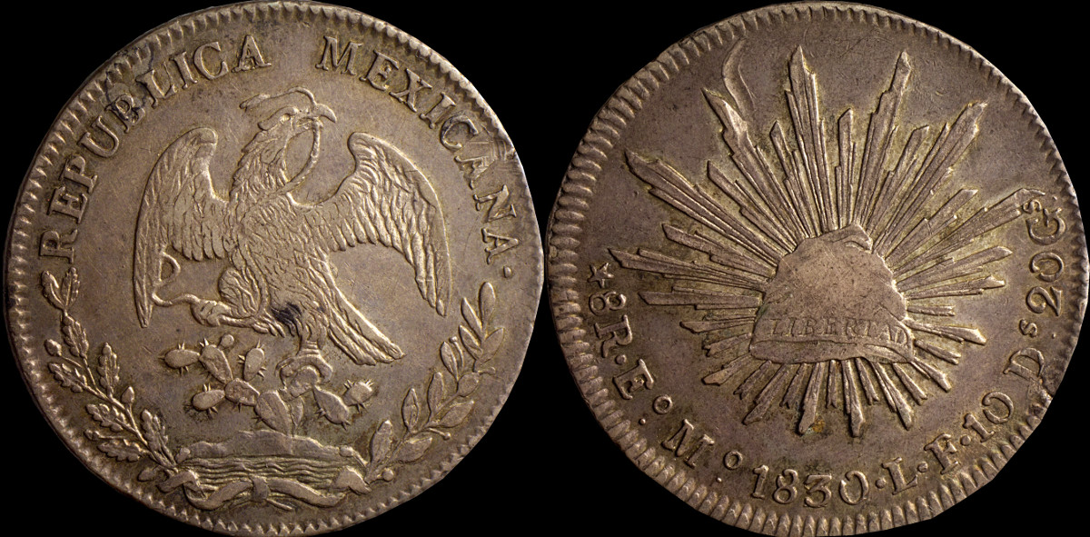 Mexico-1830/20-Eomo-8-Reales