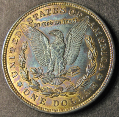 Questionable-Toning-On-A-1921-P-Morgan