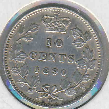 1890-H-Dime
