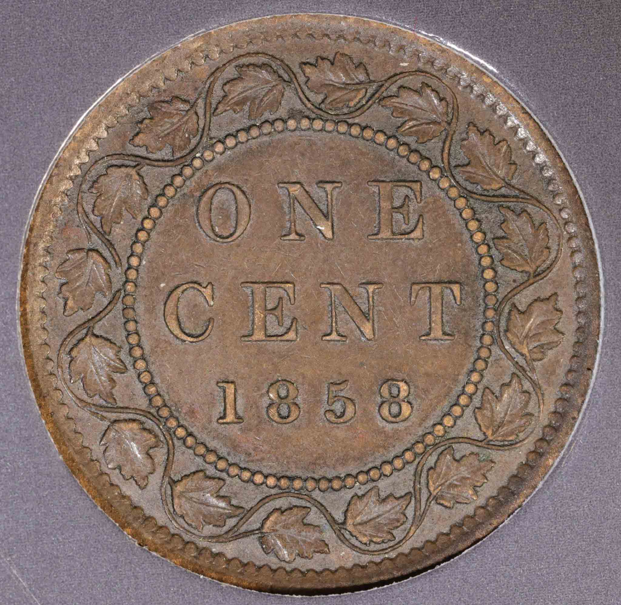 Canada-1858-One-Cent