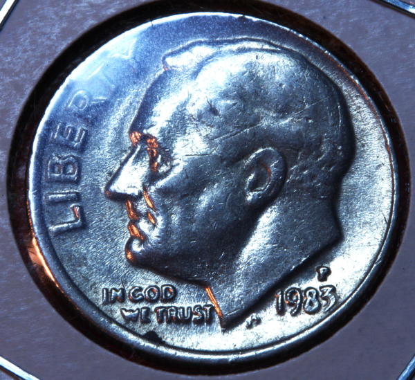 US-1983-P-Dime-Found-In-Change
