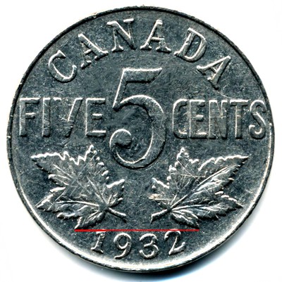 5-Cents-1932--Varieties-:-Far-2-And-Near-2-