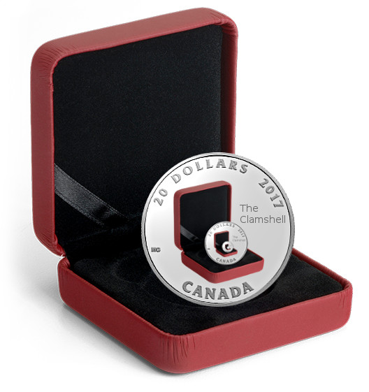 Canada-$20-Silver-Coin-2017---The-Clamshell---Collectors-Appreciation