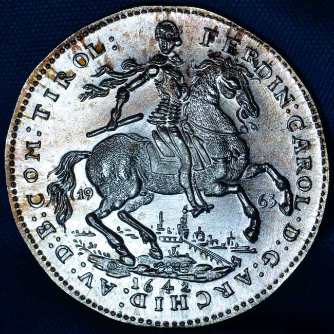 Wanted-:-Info-On-1642-Austria-2-Ducat-1963-Restrike