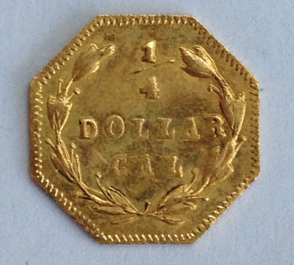 California-Gold-1/4-Dollar-1870