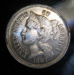 Damaged-3-Cent-1887