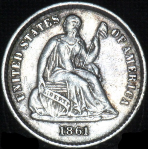 1861-Half-Dime