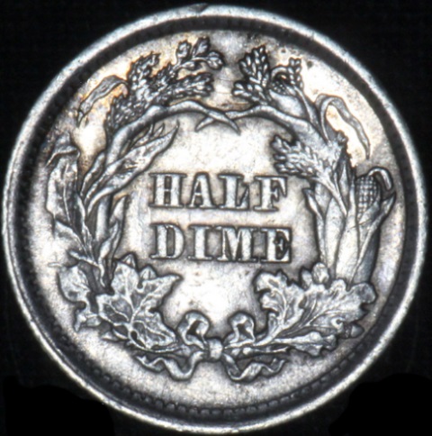 1861-Half-Dime