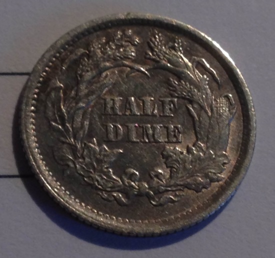 1861-Half-Dime