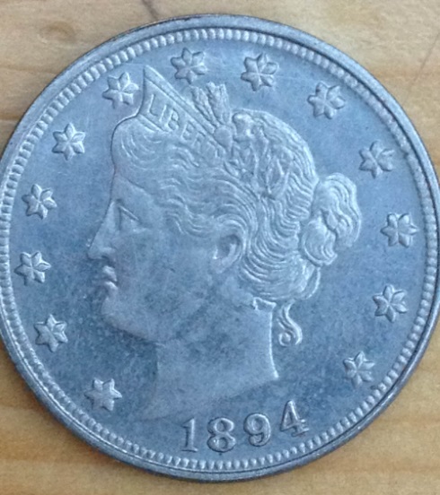 1894-Liberty-Nickel,-Received-It-Today