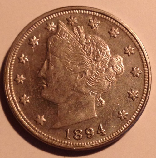 1894-Liberty-Nickel,-Received-It-Today