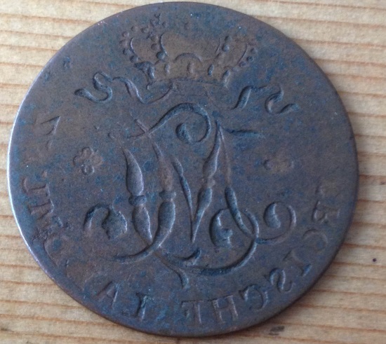 Unknown-Copper-European-Coin-With-Incuse