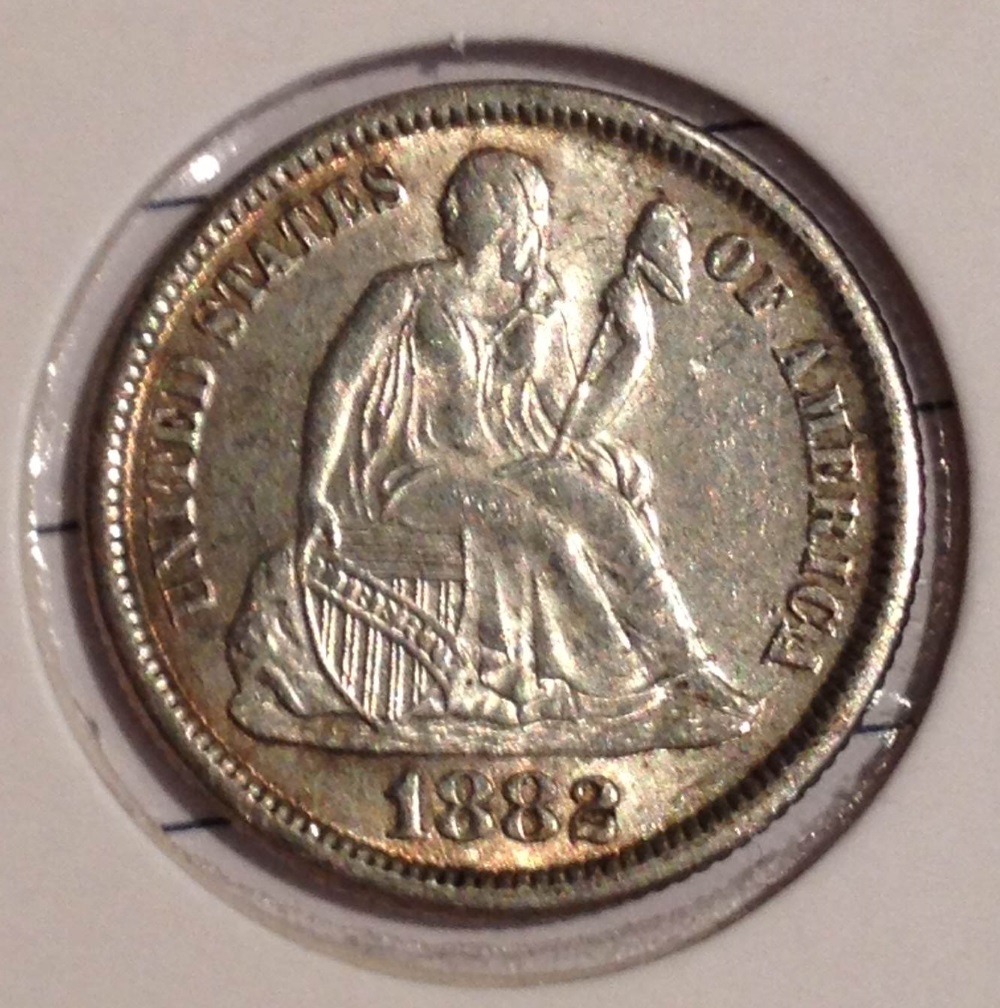 1882-Seated-Liberty-Dime