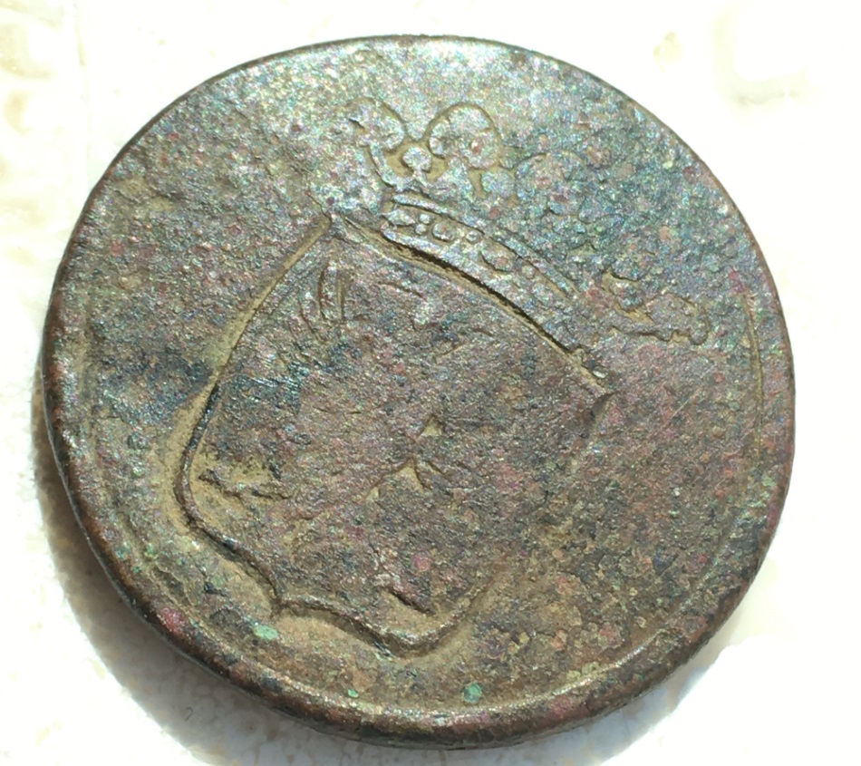 Unknown-Coin-Possibly-Dutch-Or-German?-Id:-Likely-Squished-Button