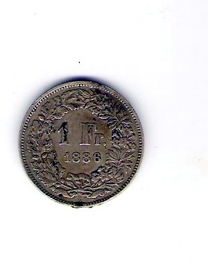 1889-1-Fr.-Coin?-|-Switzerland